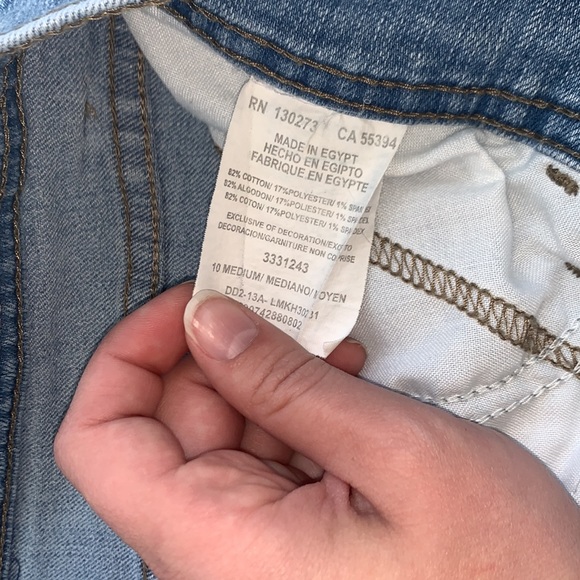 Lee Light Wash Jean Shorts - Picture 7 of 10